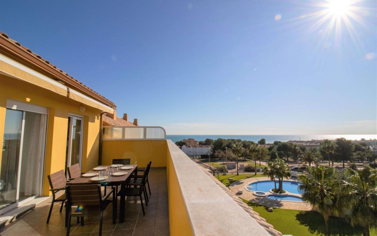 Atico Con Vistas Al Mar , Wifi Y Piscina - Sierra Irta Albert Villas Alcoceber Exterior photo